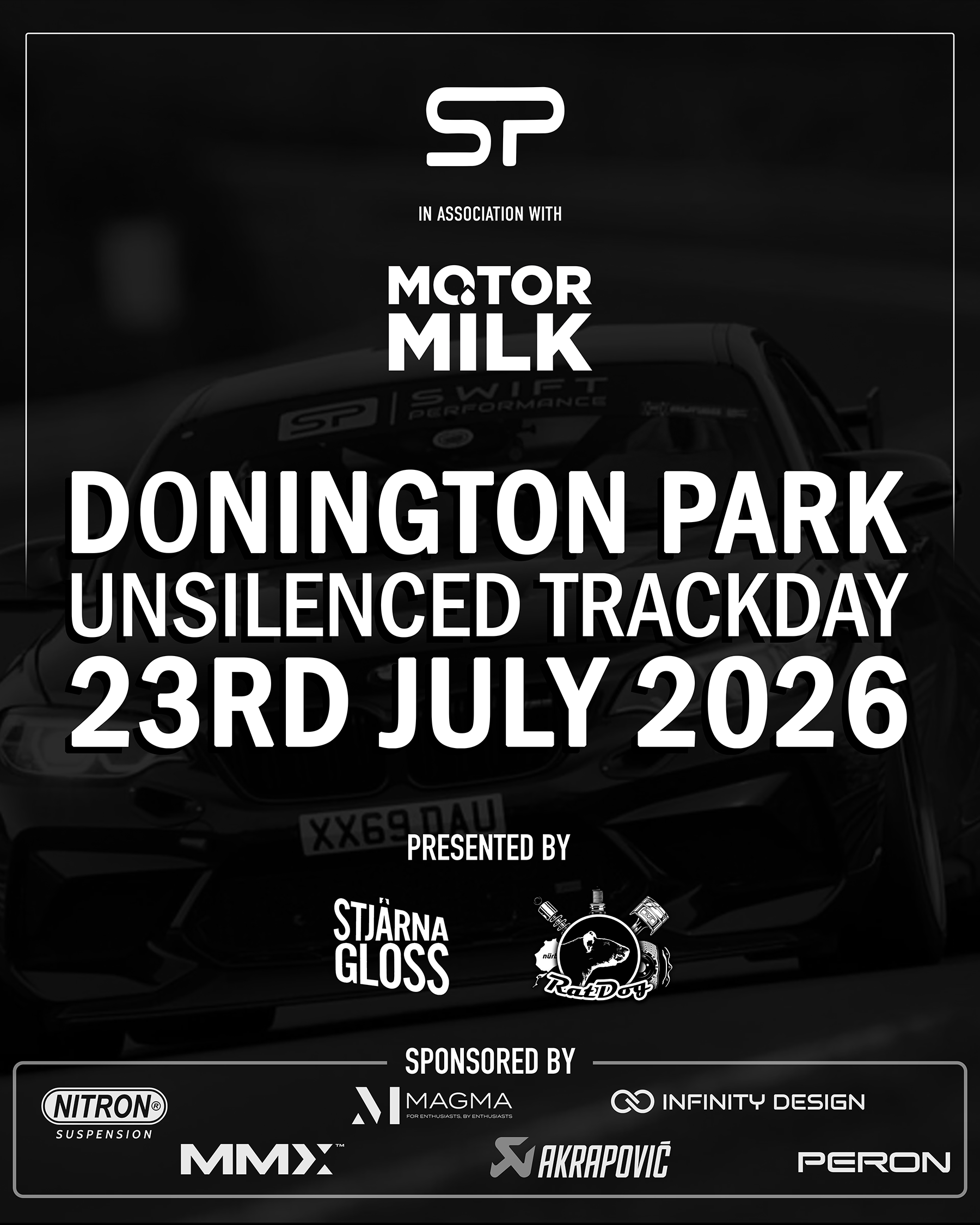 SWIFT PERFORMANCE X RATDOG TRACK DAY - DONINGTON PARK UNSILENCED 23/07/2026 - PASSENGER BOOKING