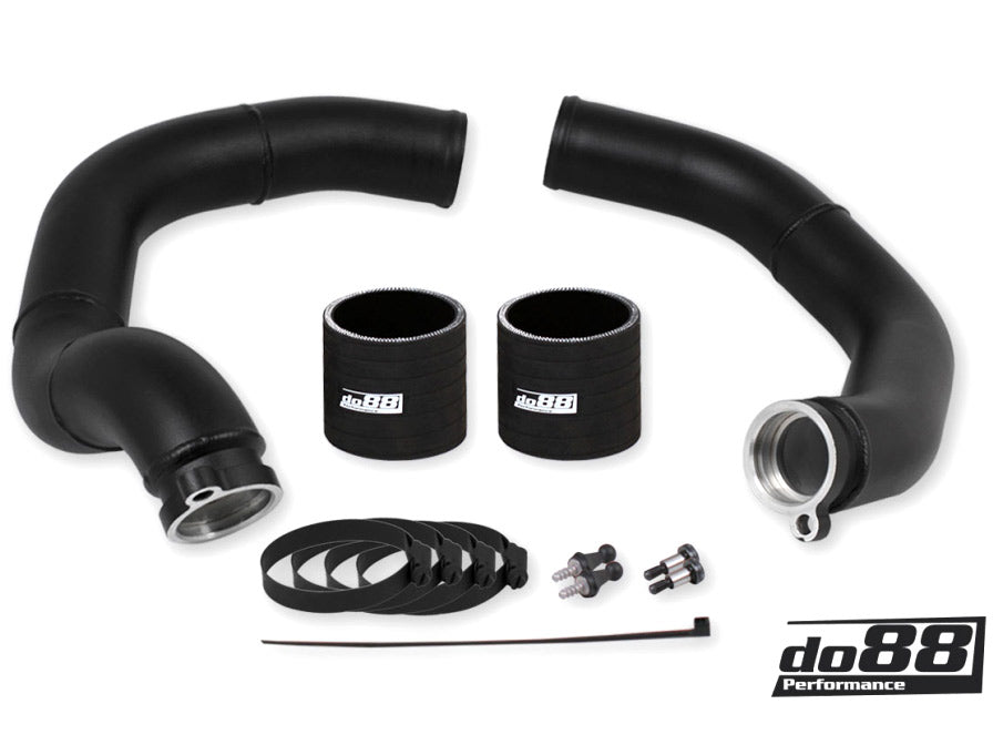 BMW F8X M2C M3 M4 S55 DO88 Performance Pressure Pipes Turbo to Intercooler Charge Pipes