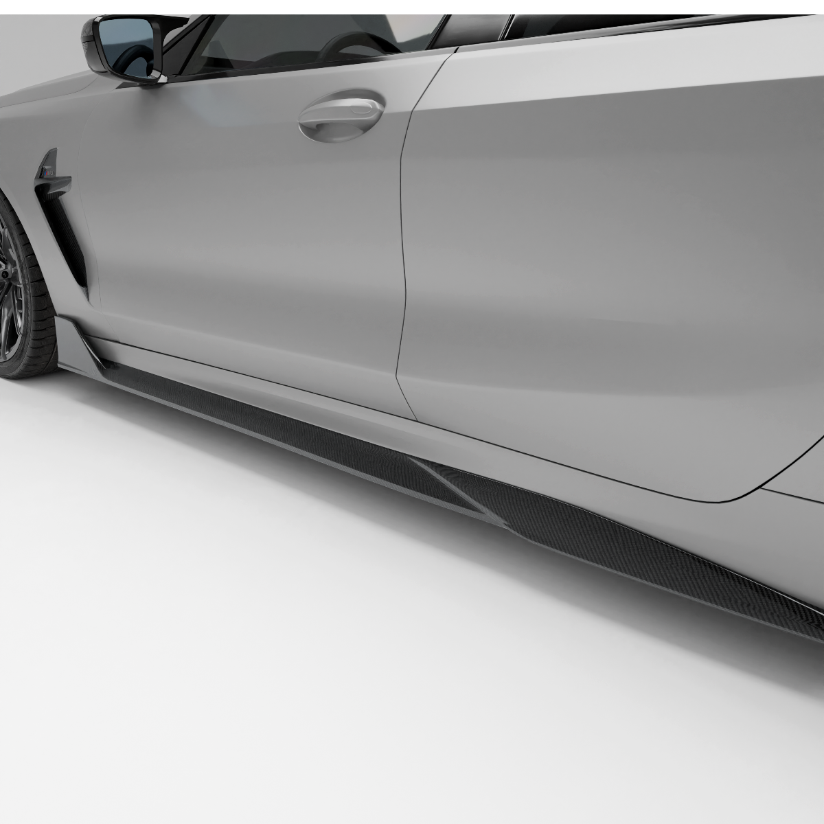 BMW M8 F93 Carbon Fiber Side Skirts