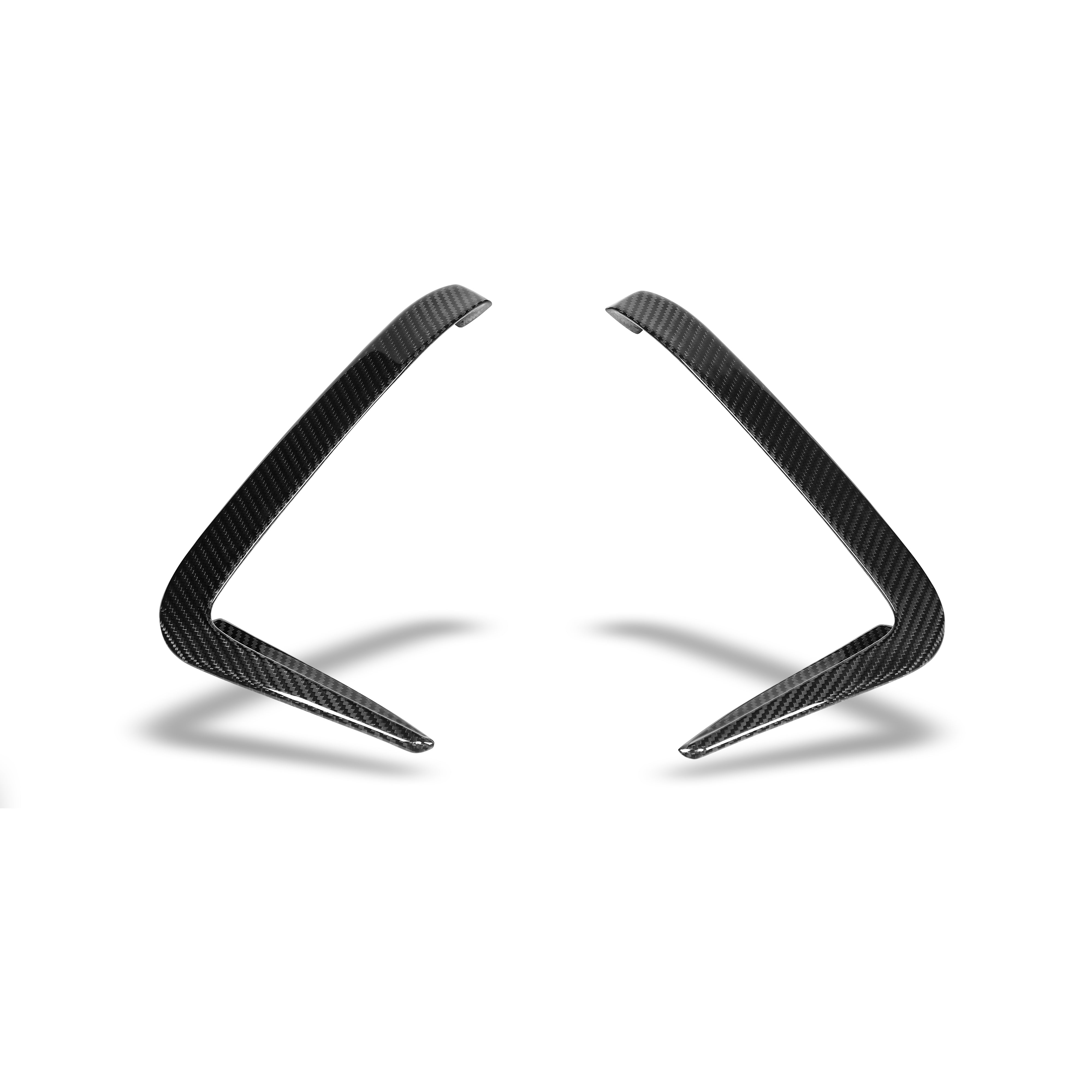 BMW M8 F91 F92 F93 Carbon Fiber Rear Bumper Canards