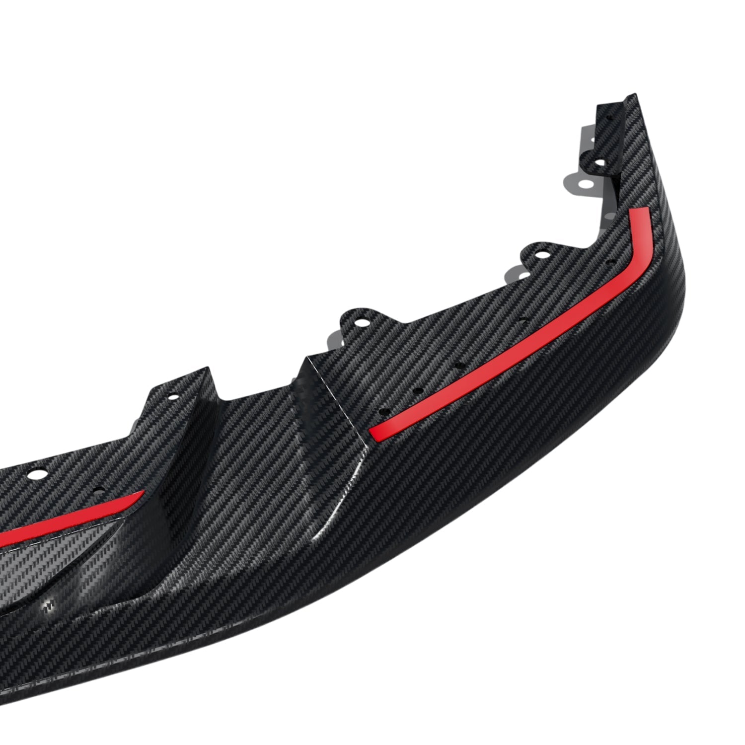 MHC+ BMW F87 M2 Competition S55 GTX Front Splitter In Pre Preg Carbon Fibre
