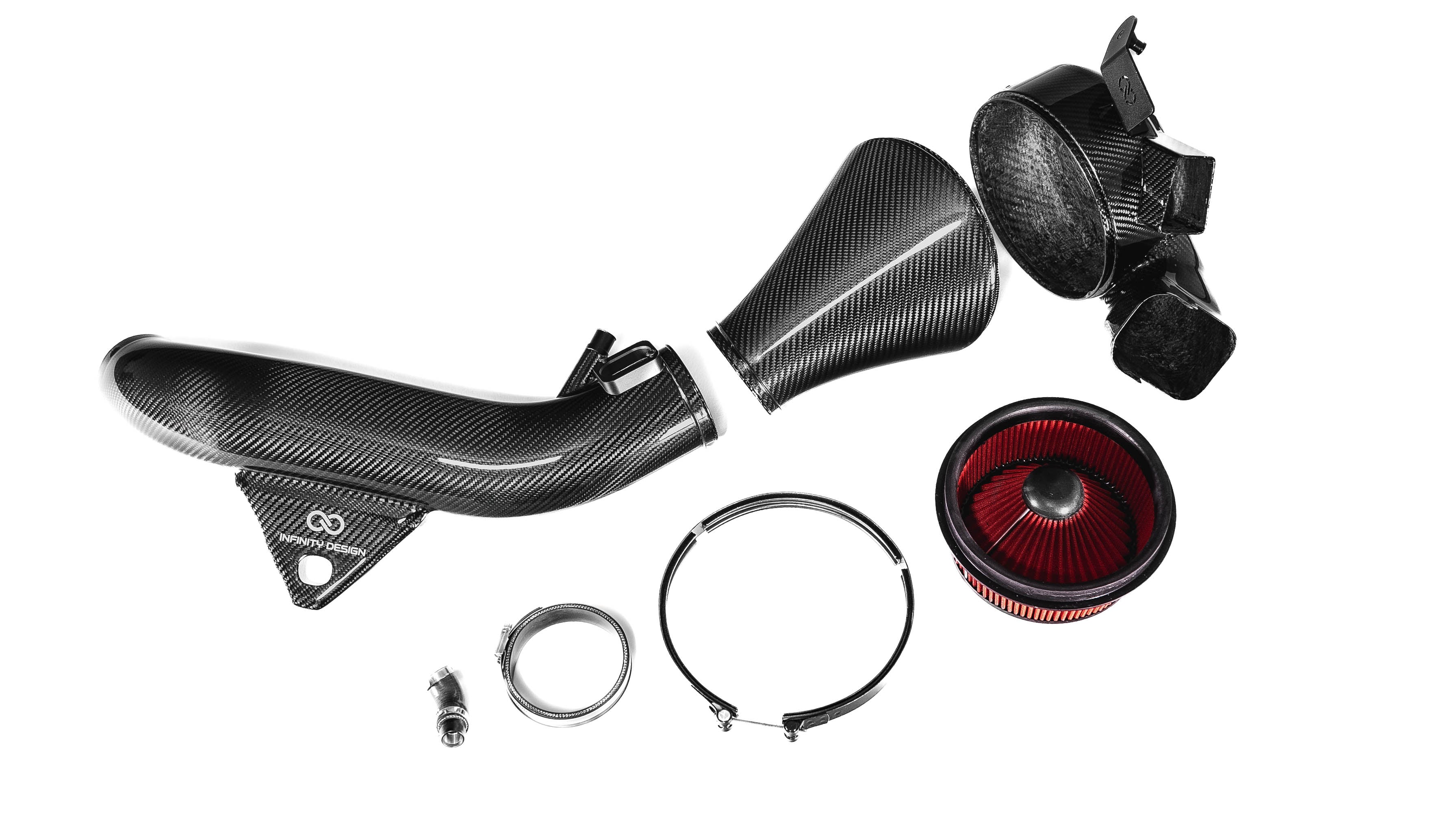 INFINITY DESIGN N55 CARBON INTAKE FOR BMW F20 M135I, F22 M235I, 435I & F87 M2 (OG)