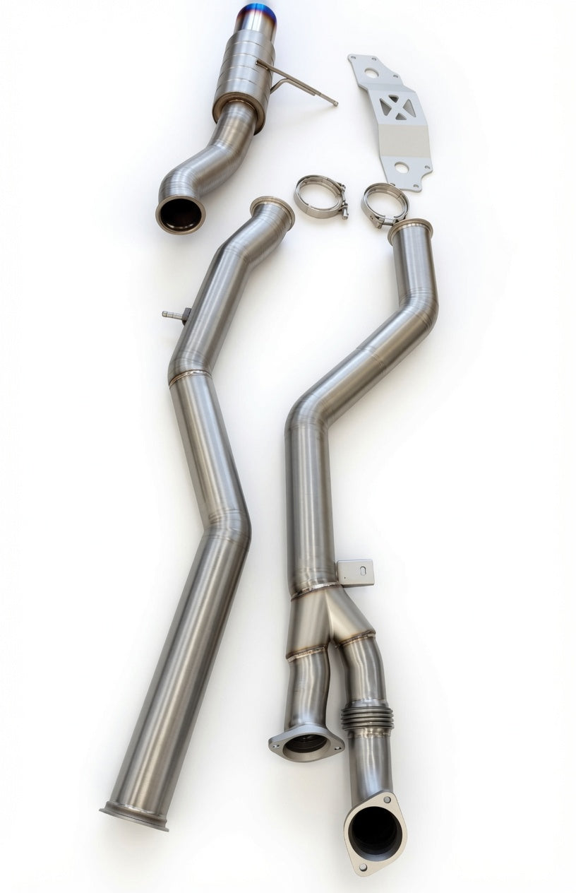 SLN S58 Titanium Racing Cat-Back – BMW G80/G81 M3, G82/G83 M4