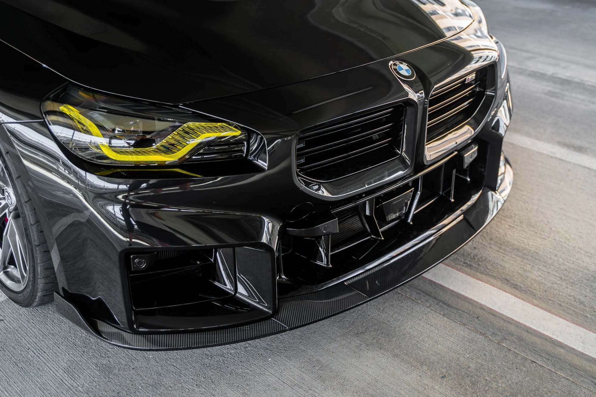 BMW G87 M2 TR87 Carbon Fibre Front Splitter by TRE (2023+, G87)