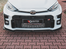 Load image into Gallery viewer, Gloss Black front splitter V1 Toyota GR Yaris MK4 (2020+)
