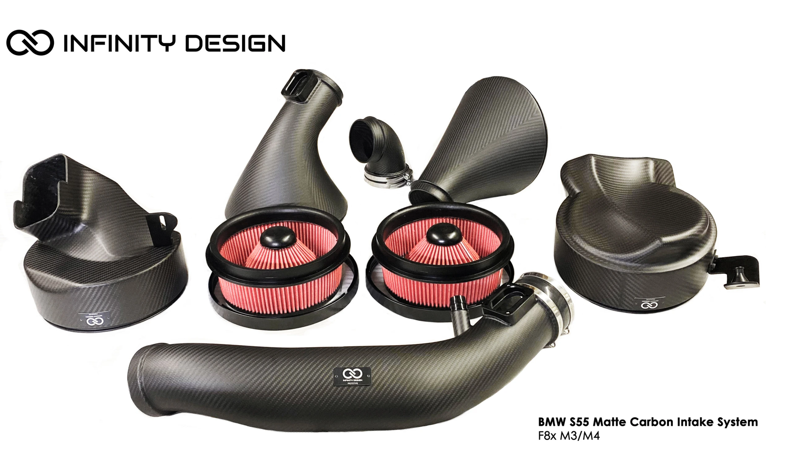 INFINITY DESIGN S55 CARBON INTAKE FOR BMW M3/M4 (F80/F82)