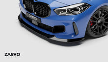 Load image into Gallery viewer, BMW 1 Series M Sport &amp; M135i F40 EVO-1 Gloss Black Front Splitter by ZAERO (2019+)
