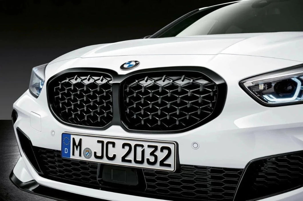 M Performance Gloss Black Honeycomb Grille For BMW 1 Series M135i 2 m-performance-gloss-black-honeycomb-grille-for-bmw-1-series-m135i-2