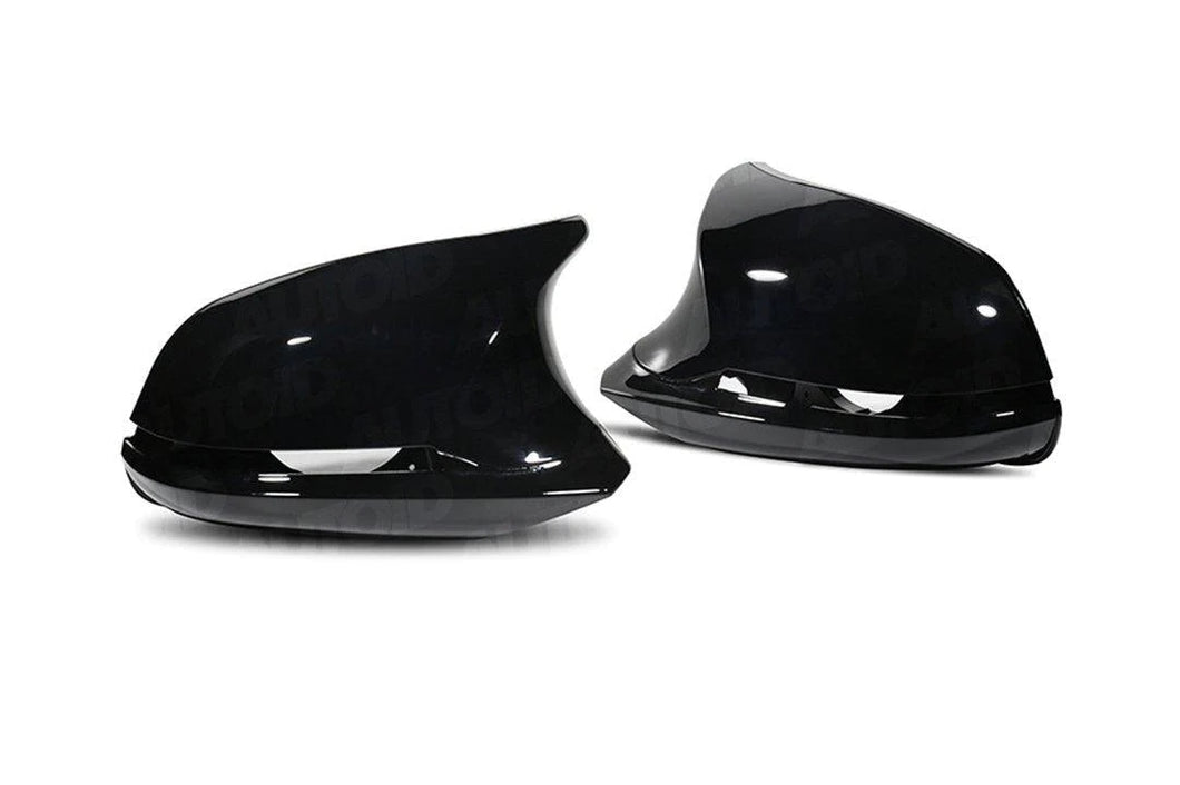 TRE GLOSS BLACK M STYLE WING MIRROR UNIT FOR BMW (2012-2019, FXX)