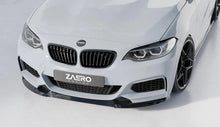 Load image into Gallery viewer, BMW 2 Series, M235i &amp; M240i F22 F23 EVO-1 Gloss Black Front Splitter by ZAERO (2014-2019)
